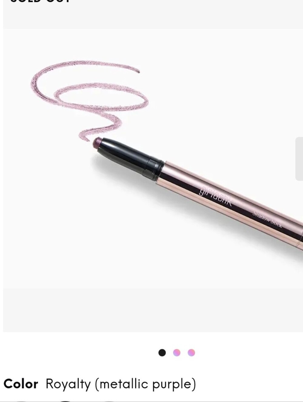 Metallic Purple Shadow Stick - Royalty Shade